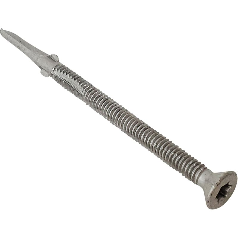 ForgeFix TechFast Timber to Steel CSK/Wing Screw No.3 Tip 5.5 x 100mm Box 100 TFCUWWSD55100L