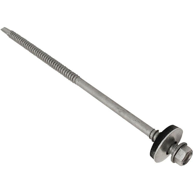 ForgeFix TechFast Composite Panels to Steel Hex Screw No.3 Tip 5.5 x 150mm Box 100 TFHW16CPSD55150L