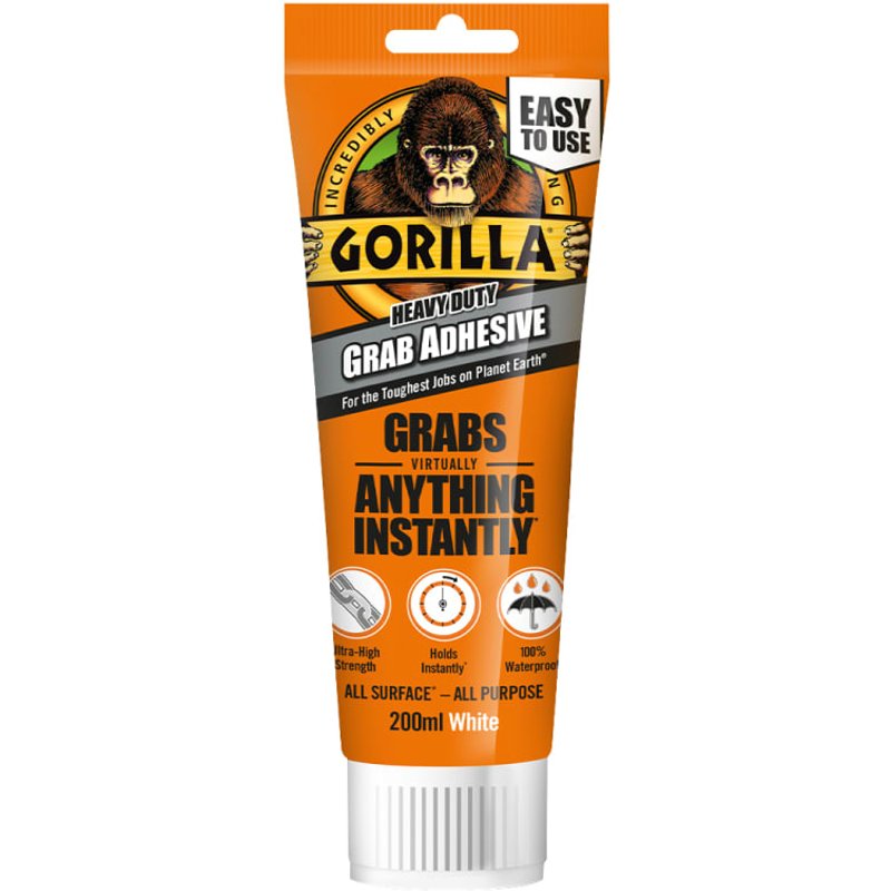 Gorilla Glue Gorilla Grab Adhesive Tube 200ml 2044311 2044311