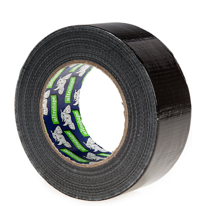 Ultratape RH0043-50-BLK Rhino Black Gaffer Tape 50mm x 50m RH0043-50-BLK