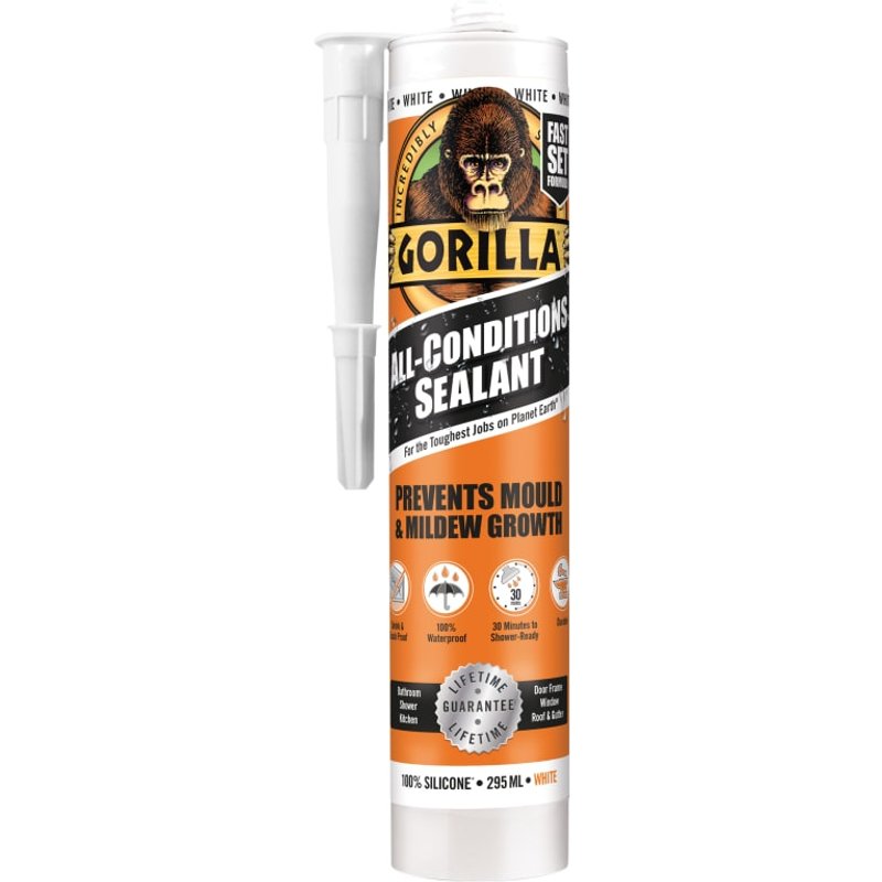 Gorilla Glue All Conditions Sealant White 295ml 1144011 1144011