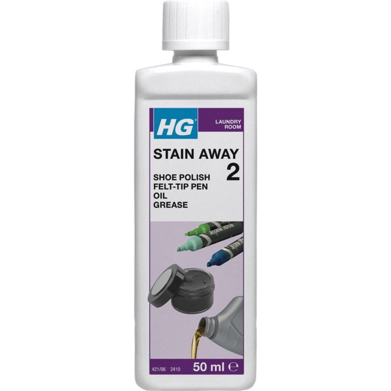 H G Stain Away 2 (Shoe Polish, Felt-Tip Pen, Oil, Grease) 0.05L 421005106