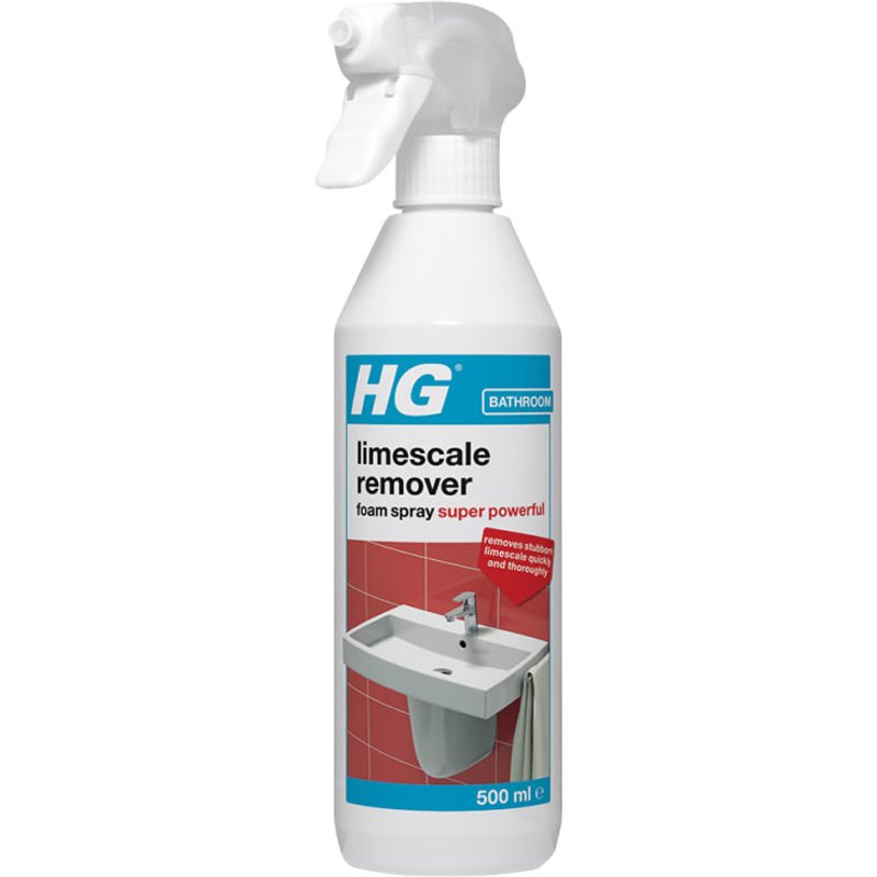 H G Limescale Remover Foam Spray Super Powerful 0.5L 605050106