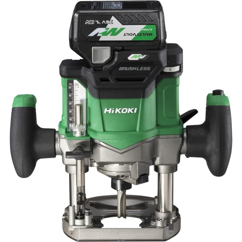 Hikoki M3612DA/JPZ 1/4 & 1/2in Multi-Volt Router 36V 1 x 2.5Ah Li-ion M3612DAJPZ