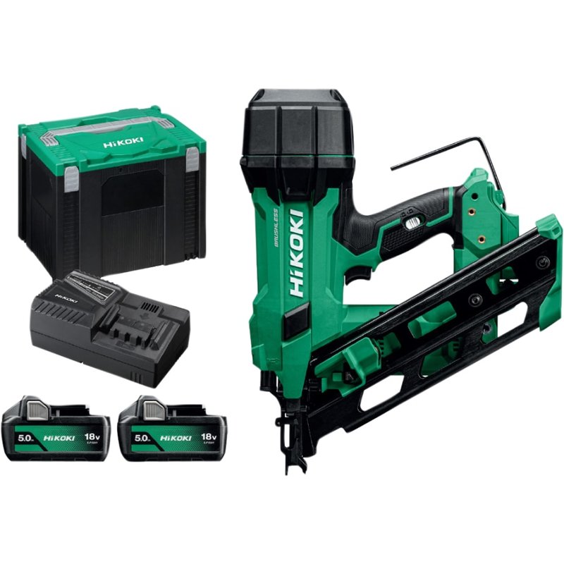 Hikoki NR1890DCAJPZ Framing Nailer 18V 2 x 5.0Ah Li-ion NR1890DCAJPZ