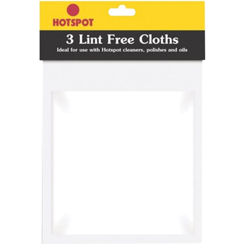Hotspot Lint Free Cloths x 3 HSLFCT003 HSLFCT003