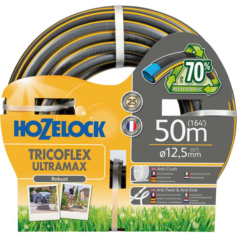 Hozelock 7950 Tricoflex Ultramax Anti-Crush Hose 50m 100-002-108