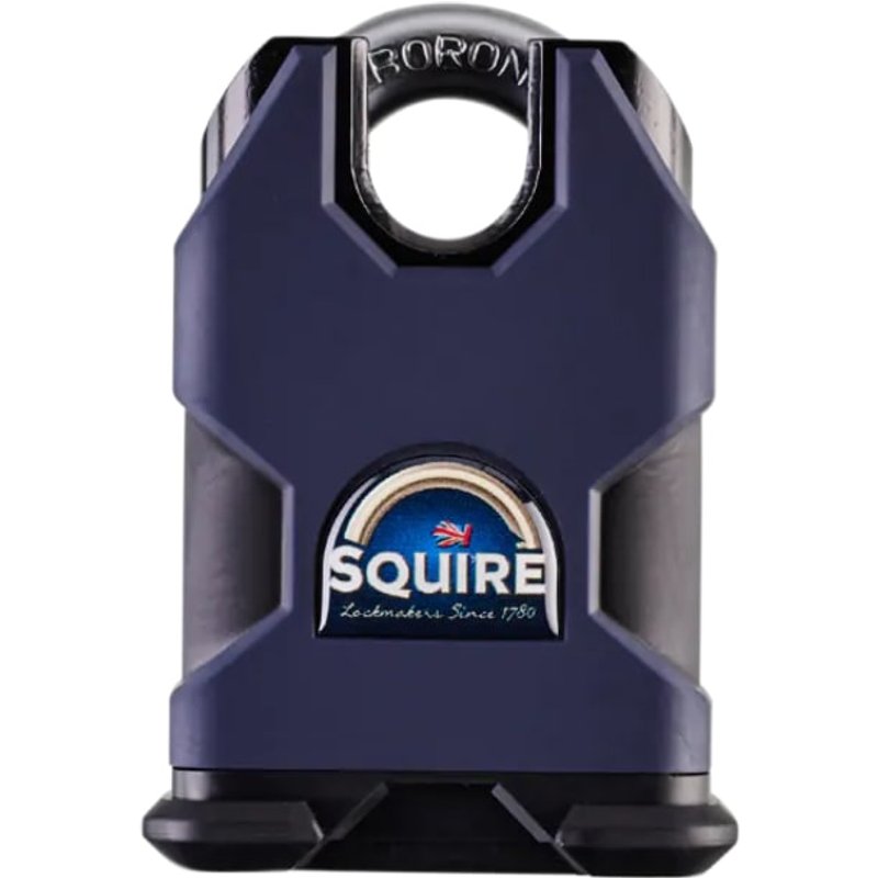 Squire SS50CP5 Stronghold Solid Steel & Brass Padlock 50mm Closed Shackle CEN3 Boxed SS50CP5BX