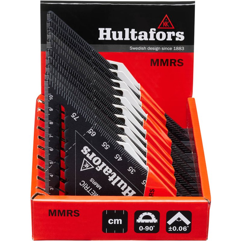 Hultafors MMRS Mini Rafter Square Display, 10 Piece 257032