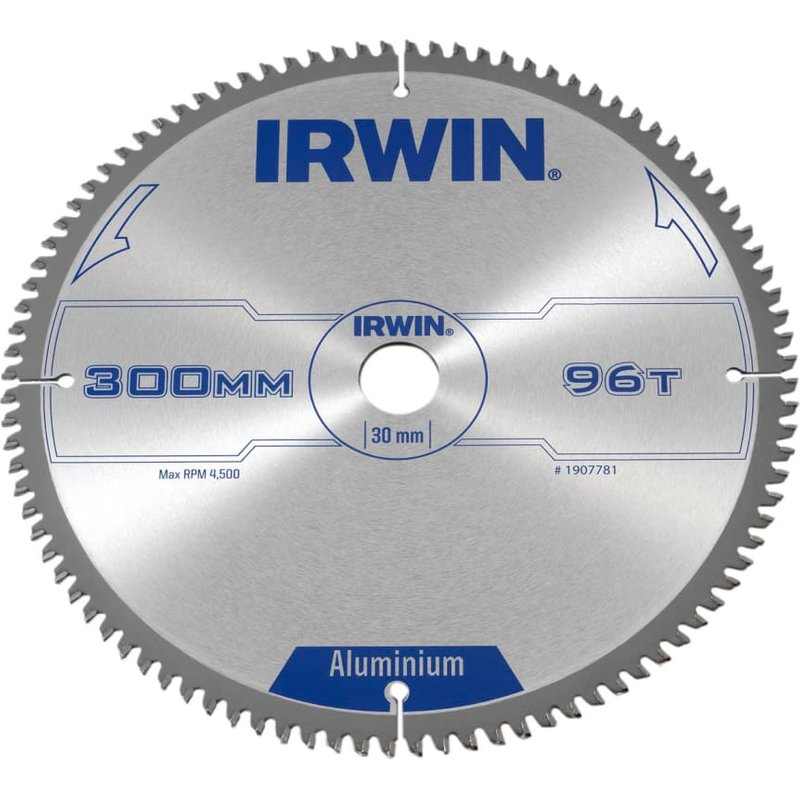 Irwin IRWIN® Professional Aluminium Circular Saw Blade 300 x 30mm x 96T TCG 1907781