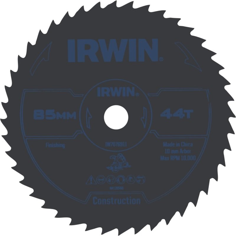 Irwin IRWIN® General Purpose Saw Blade 85 x 10mm x 44T ATB IW7076911