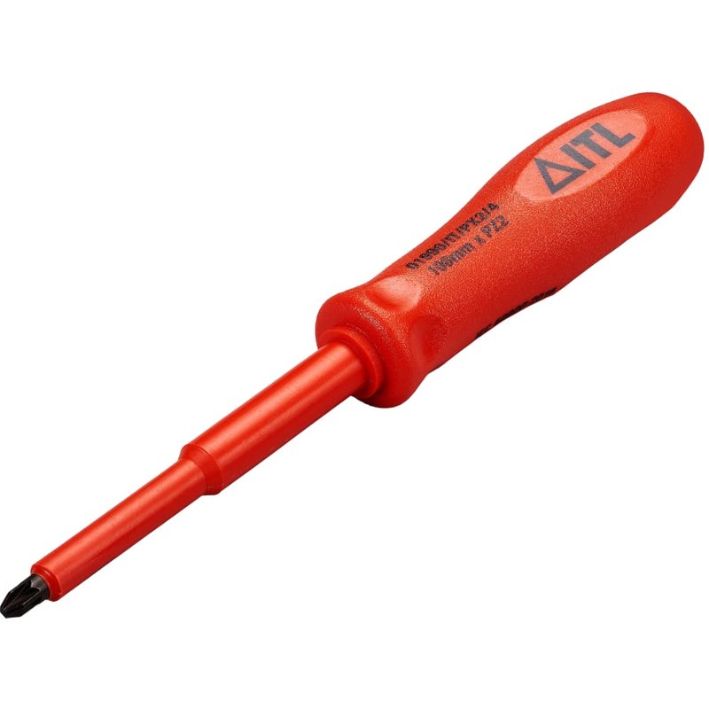 ITL Insulated Insulated Slotted/Pozidriv Screwdriver 75 x 5mm x PZ1 01981
