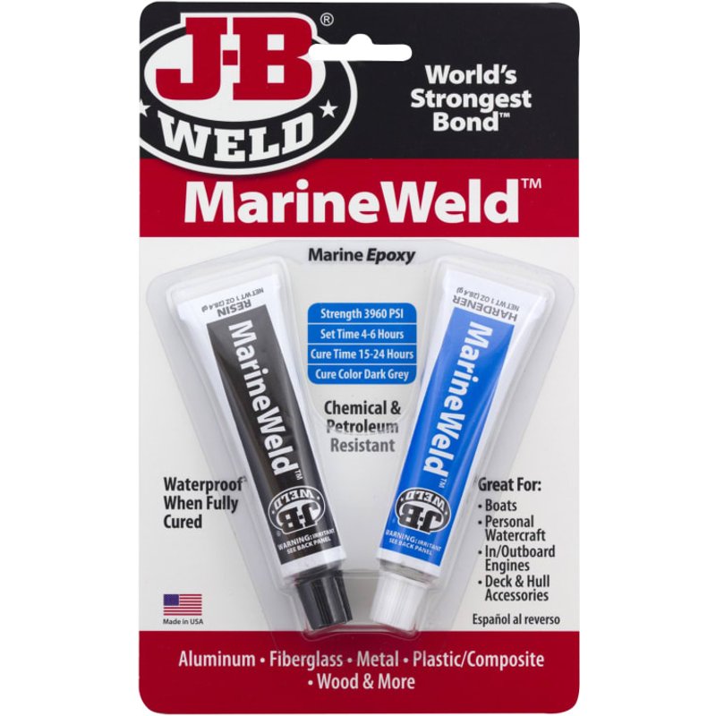 J-B Weld MarineWeld™ Epoxy Adhesive 2 x 30ml 8272UK