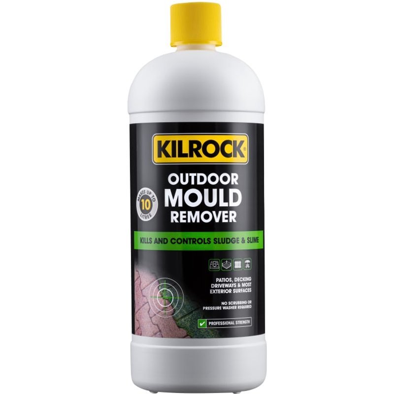 Kilrock Black Outdoor Mould Cleaner 1L OUTDOOR MOULD 1L