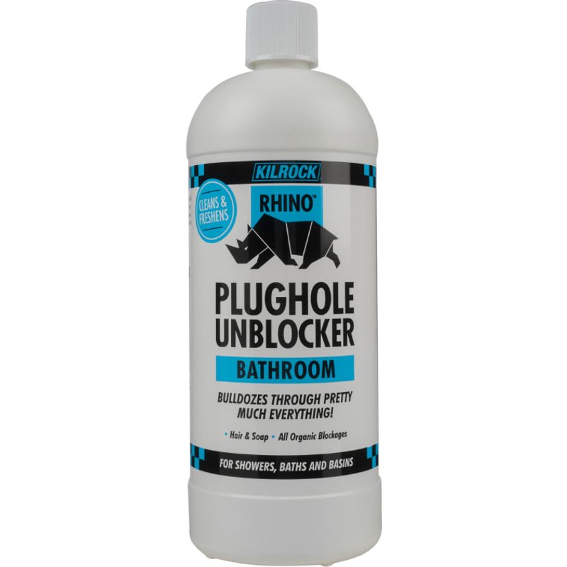 Kilrock Rhino Bathroom Drain Unblocker 1L RHINOBATHROOM