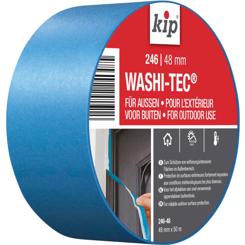 KIP® 246 Premium Outdoor WASHI-TEC® Masking Tape 48mm x 50m 222848