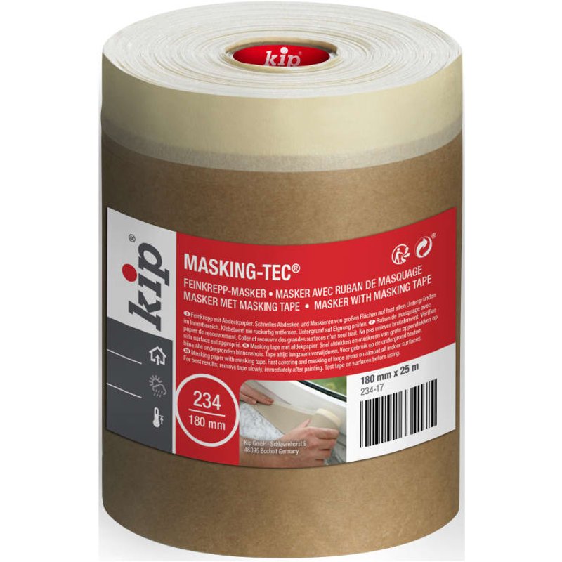 KIPĀ® 234 Paper Masker Tape 180mm x 25m 223514