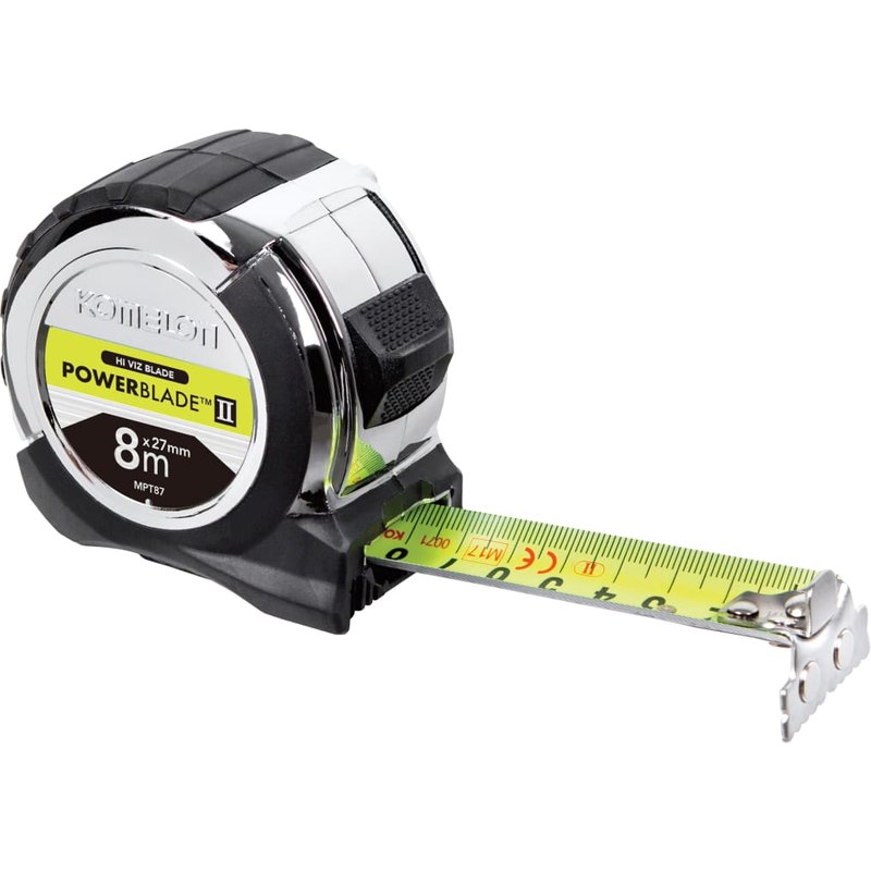 Komelon PowerBladeâ„¢ II Pocket Tape 8m (Width 27mm) (Metric only) MPT87M