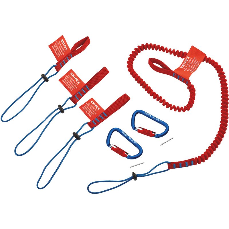 Knipex 00 50 04 T BK Tethering System Set, 6 Piece 00 50 04 T BK