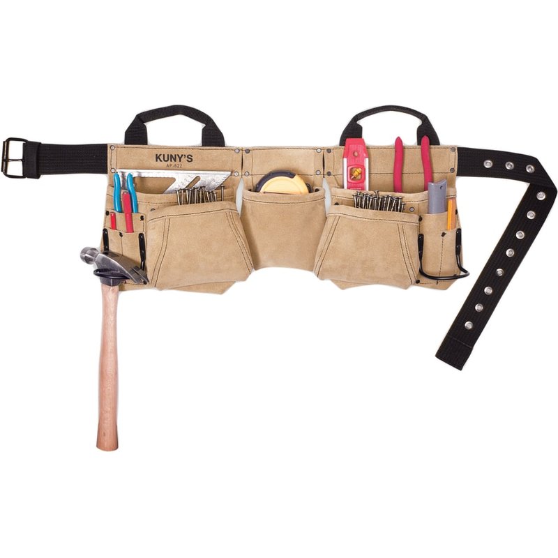 Kuny's AP-622A Carpenter's Apron Split Grain Leather AP622A