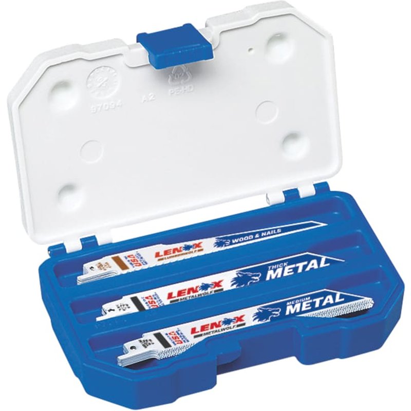 LENOX General Purpose Reciprocating Saw Blade Set, 15 Piece 1073415RKG