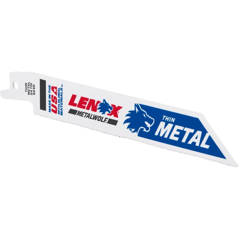 LENOX MetalWolf Wave Edge Reciprocating Saw Blade 152 x 19 x 0.9mm 24 TPI (Pack 5) 20568624R