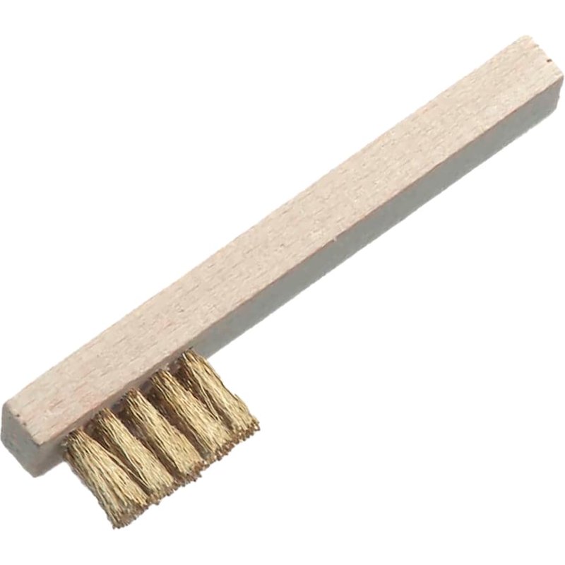 Lessmann Spark Plug Brush 2 Row Brass Wire 125.111