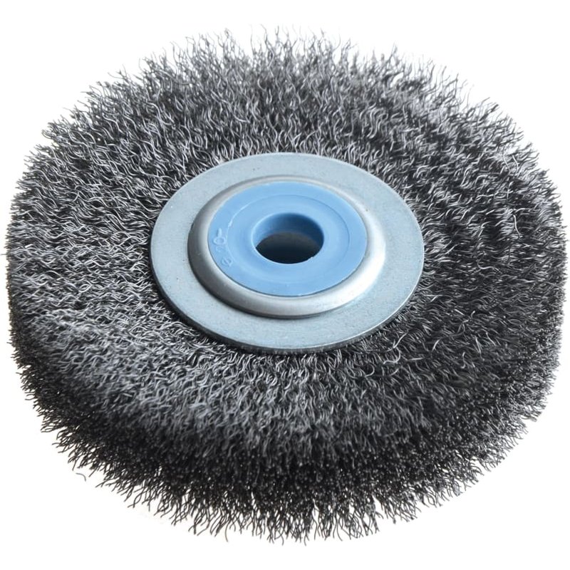 Lessmann Wheel Brush D80mm x W18-20 x 10 Bore Steel Wire 0.20 312.142
