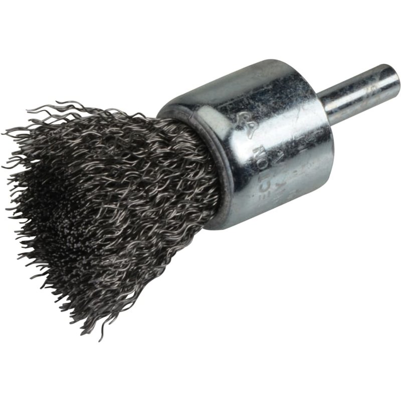 Lessmann DIY End Brush with Shank 23mm, 0.30 Steel Wire 453.161.07