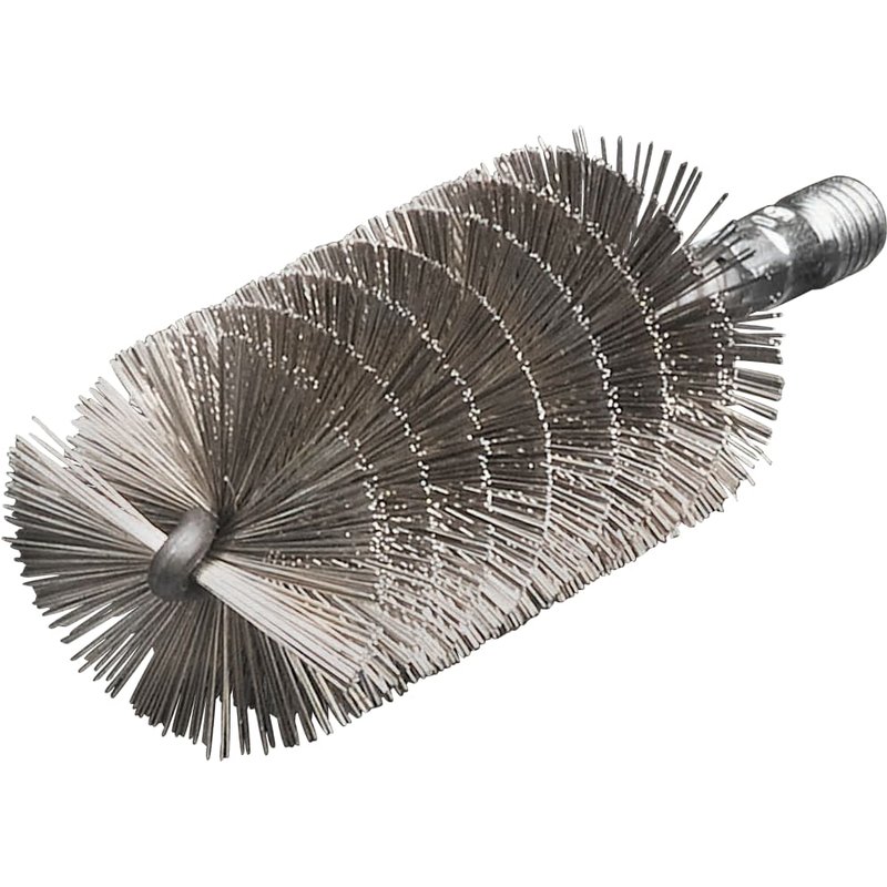 Lessmann Threaded Tube Brush 30mm Stainless Steel Wire 506.43
