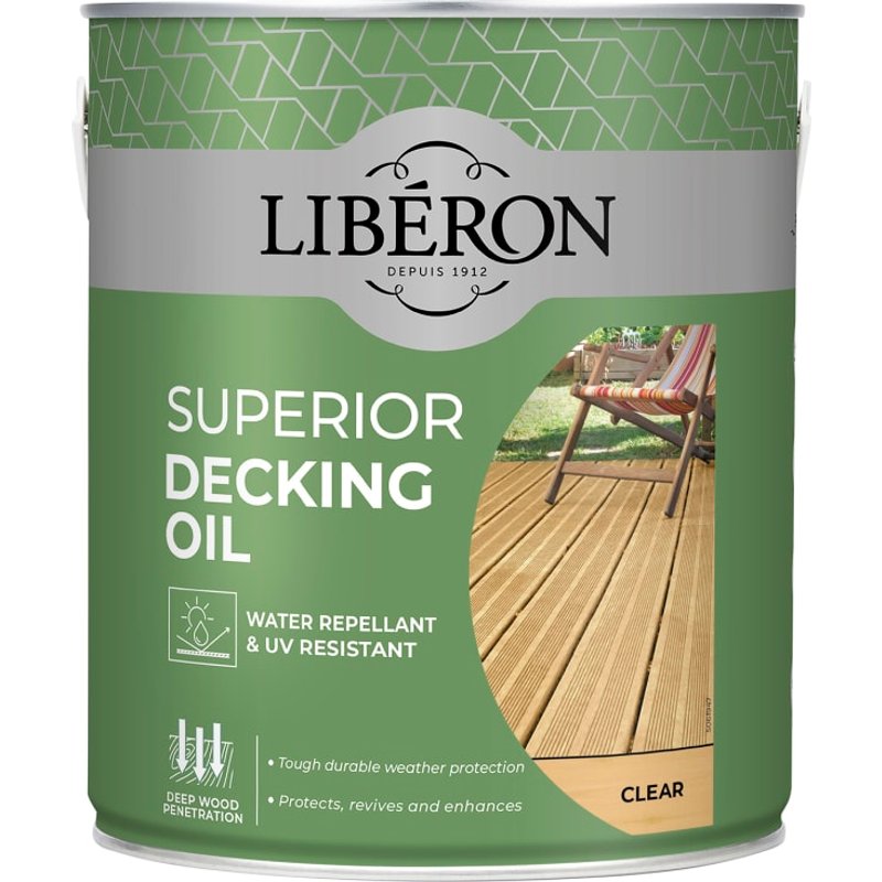 Liberon Superior Decking Oil Clear 5 litre 126106