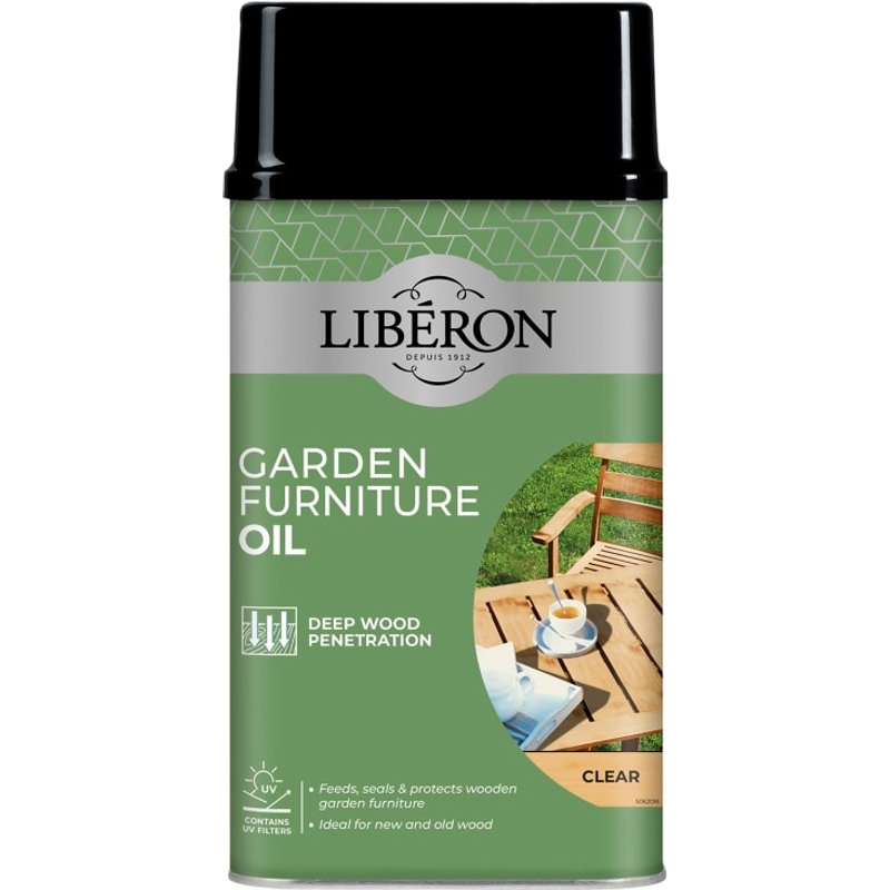 Liberon Garden Furniture Oil Clear 500ml 126170