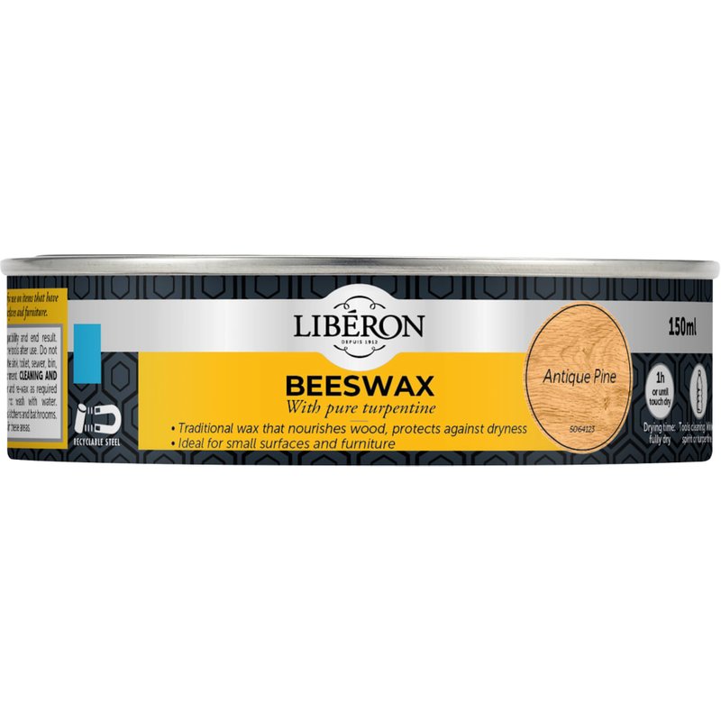 Liberon Beeswax Paste Antique Pine 150ml 126893