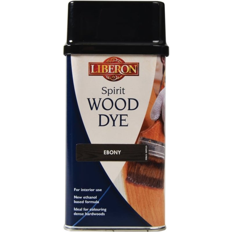 Liberon Spirit Wood Dye Ebony 250ml 014424