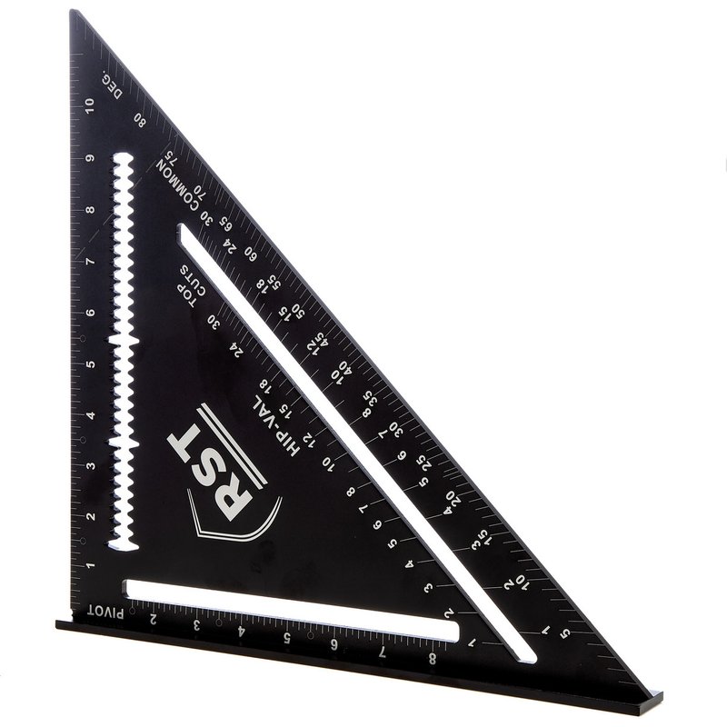 RST RSTRAS12 Aluminium Black Rafter Square 12" RSTRAS12
