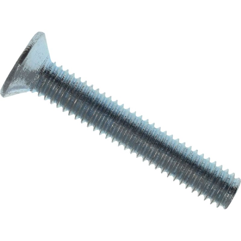 METALMATEĀ® Machine Screw Pozi Compatible CSK ZP M4 x 20mm Box 50 MEMMSCSK0420