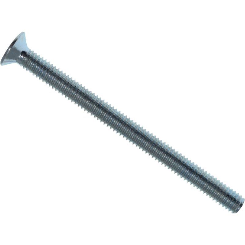 METALMATEĀ® Machine Screw Pozi Compatible CSK ZP M4 x 50mm Box 25 MEMMSCSK0450