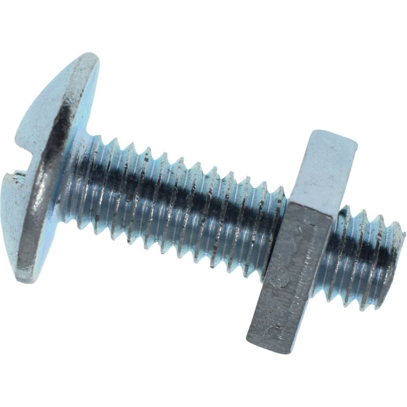 METALMATEĀ® Roofing Bolt & Nut ZP M6 x 20mm (Box 50) MEMRBN0620