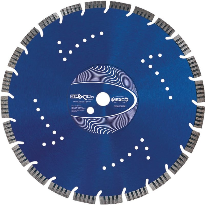 MEXCO GPX10-15 Concrete Diamond Blade 350 x 25.4mm GPX1535025