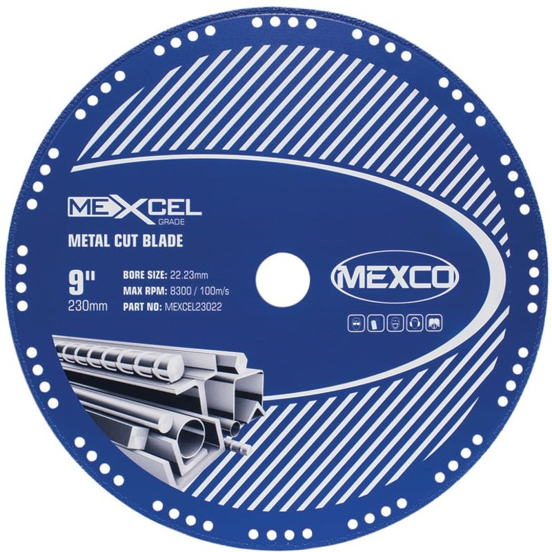 MEXCO XCEL Grade Metal Cut Diamond Blade 230 x 22mm MEXCEL23022