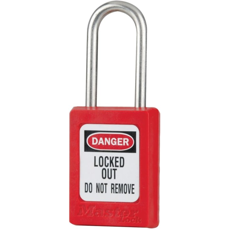 Master Lock Lockout Padlock – Keyed Alike 35mm Body & 4.76mm Stainless Steel Shackle S31KARED-KEY # 12F001