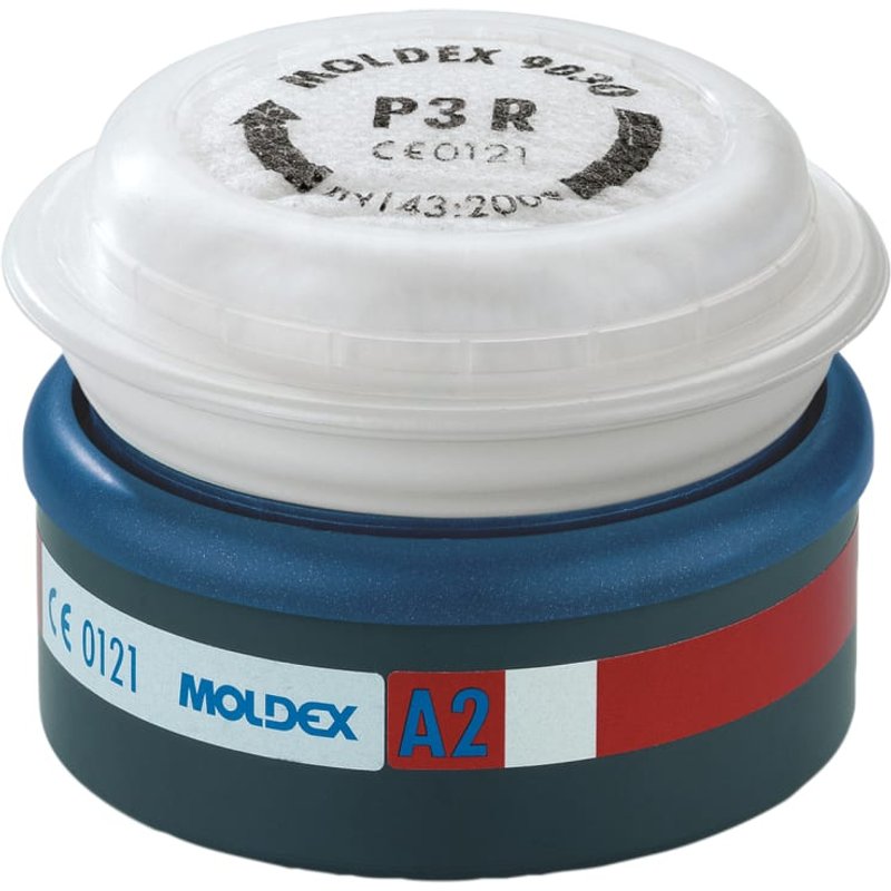 Moldex EasyLock® A2P3 R Pre-assembled Filter (Retail Box of 2) 923012