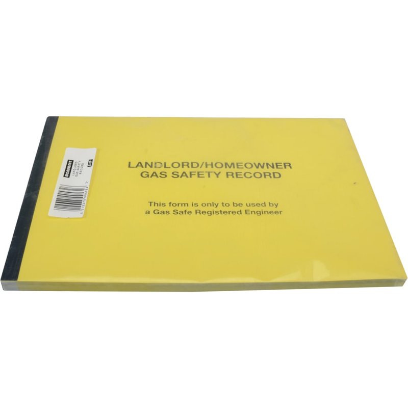 Monument 532P Gas SafeĀ® Landlords Gas Safety Record Pad of 50 532P