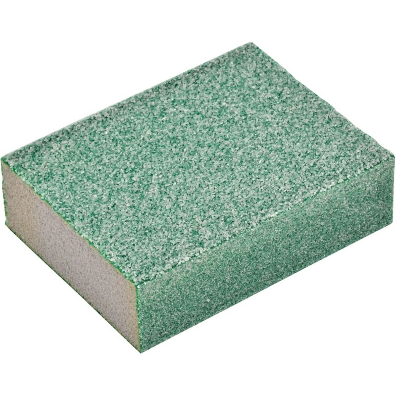 Oakey Dual-Grit Flexible Sanding Sponge Coarse/Extra Coarse 63642558595