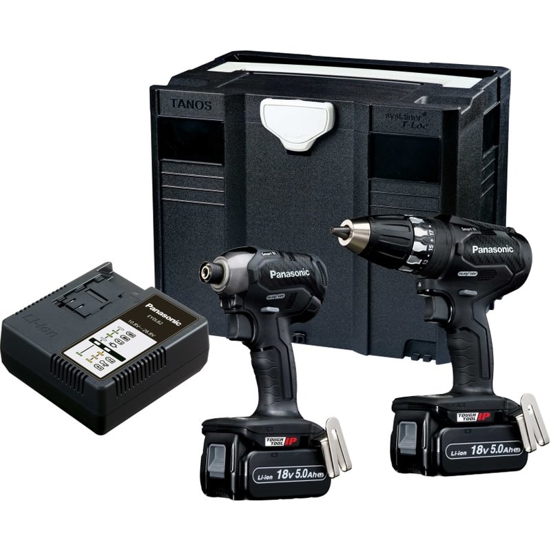 Panasonic EYC241LJ2G31 Twin Pack 18V 2 x 5.0Ah Li-ion EYC241LJ2G31