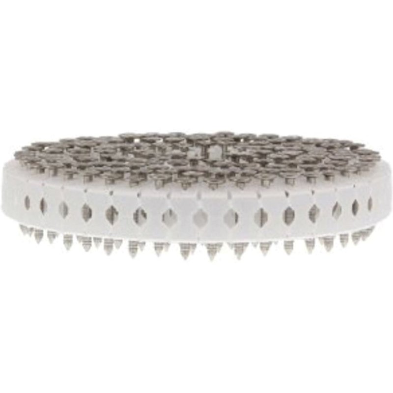 Paslode 0° Plastic Coil Ring Shank Stainless Steel A2 Nails 2.5 x 35mm (Pack 1000) 142207