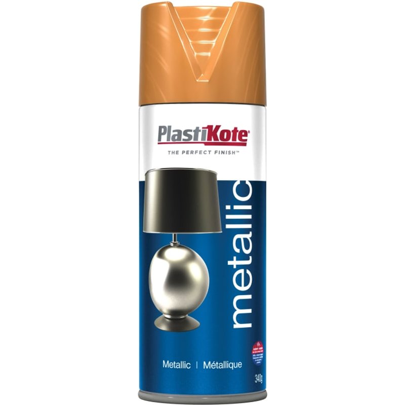 PlastiKote Metallic Spray Bronze 400ml 004400