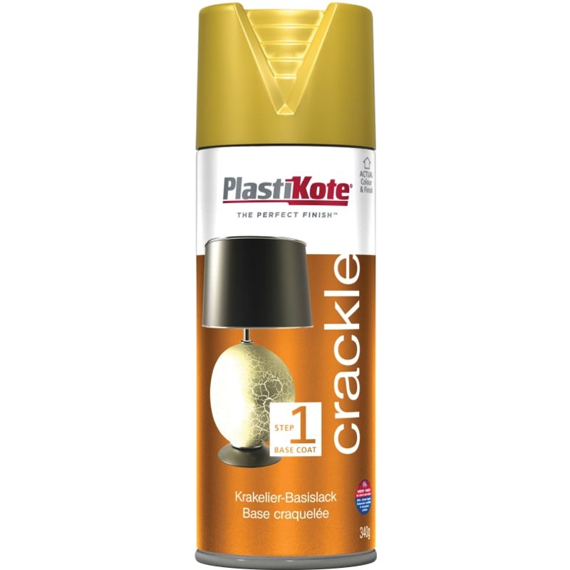 PlastiKote Crackle Touch Spray Gold Base Coat 400ml 440.0000482.076