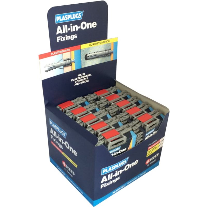 Plasplugs MFA520 All-In-One Bargain Bin 20 Assorted Packs of 52