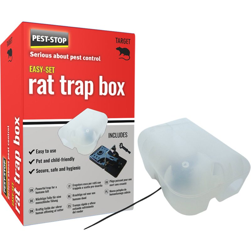 Pest-Stop (Pelsis Group) Easy Setting Rat Trap Box PSESRTB PSESRTB